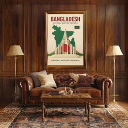 National Martyrs' Memorial Bangladesh Cultural Heritage Poster