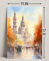 Autumn In The City Poster