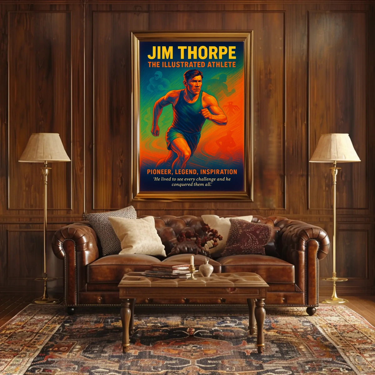 Jim Thorpe Legendary Athlete Jim Thorpe Poster