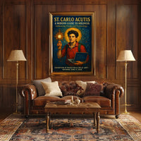 St. Carlo Acutis A Modern Guide to Holiness Poster