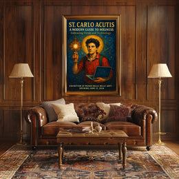 St. Carlo Acutis A Modern Guide to Holiness Poster