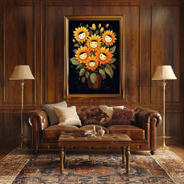 Sunflower Smiles Poster