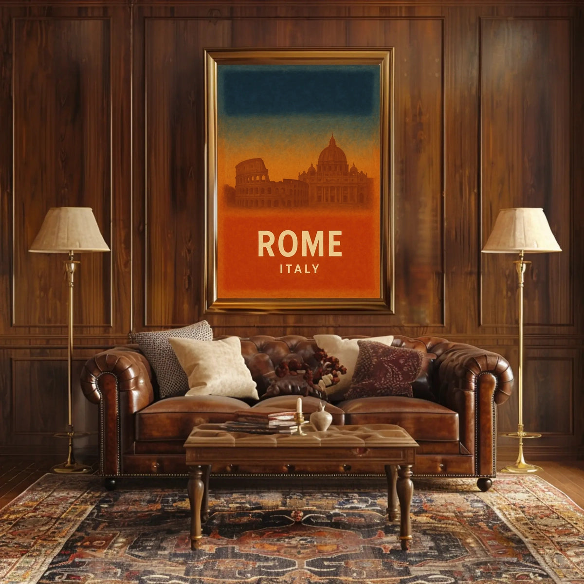 Rome Travel Poster