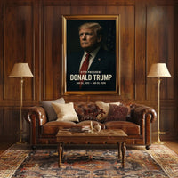 Trump Leadership Patriotic Cinematic Poster