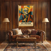 St. Peter, First Bishop of Rome Catholic Heritage Poster