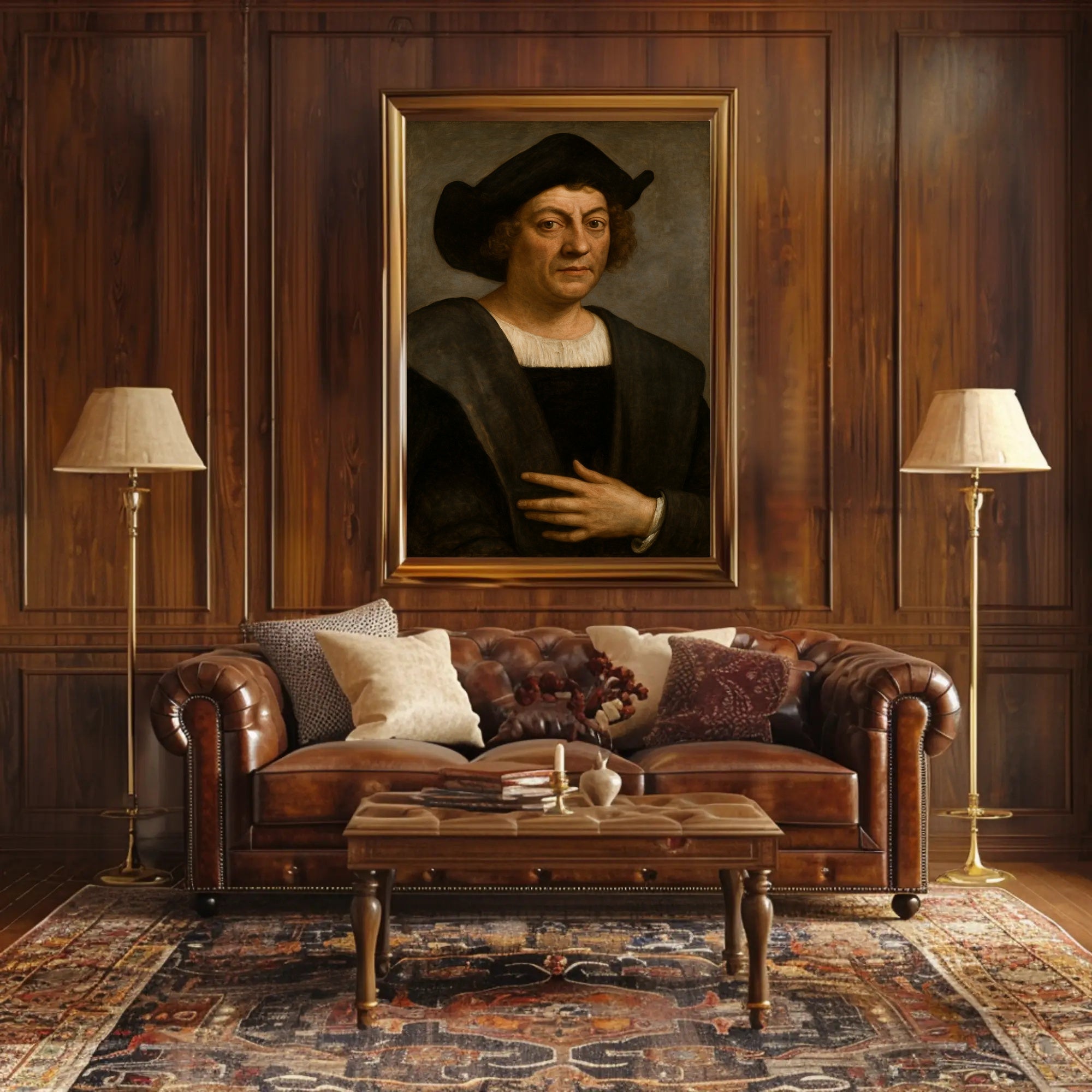 Portrait of an Explorer Wall Art Print PosterGoat