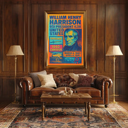 William Henry Harrison 9th President Poster