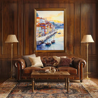 Portugal Porto Ribeira Riverside Poster