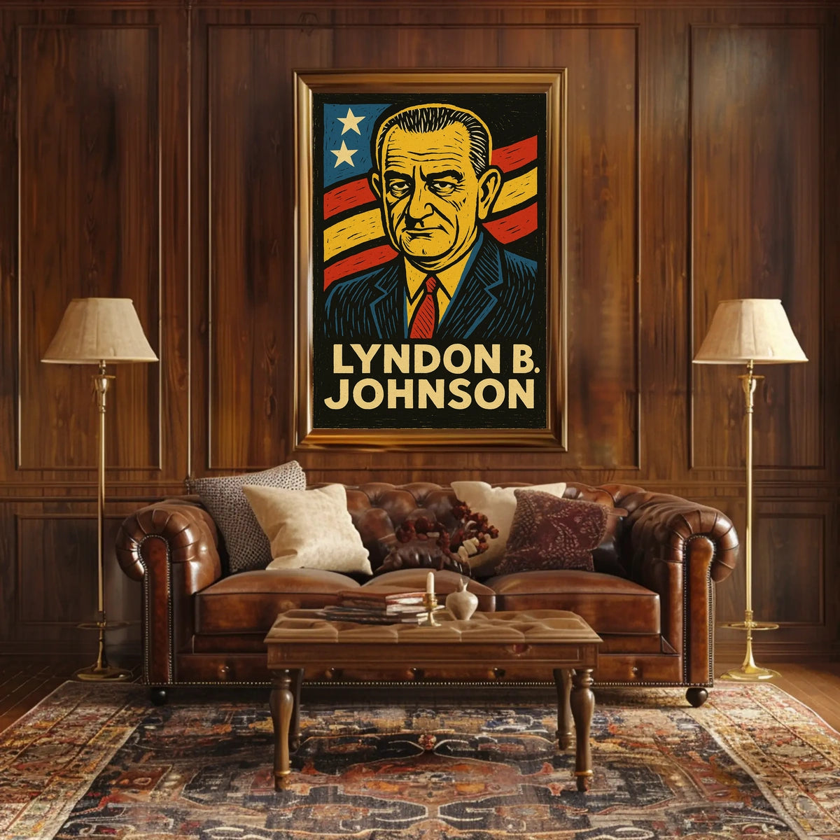 Lyndon B. Johnson Poster