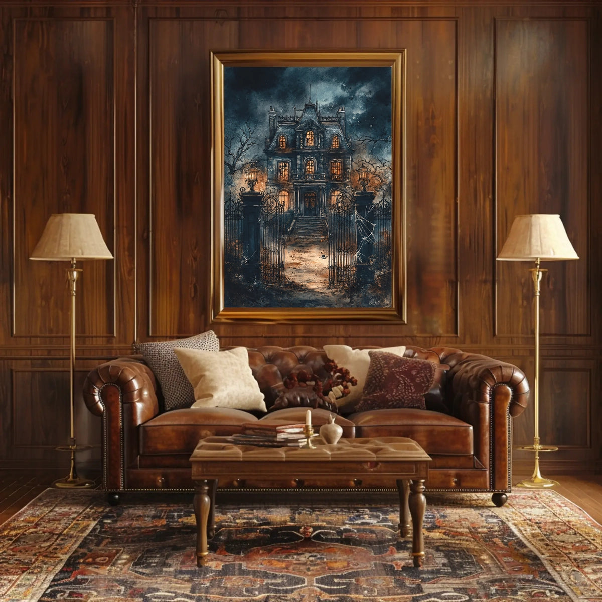 Gothic Victorian Estate Artwork - Abstract, Artistic, or Pop Culture Poster