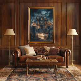 Gothic Victorian Estate Artwork - Abstract, Artistic, or Pop Culture Poster
