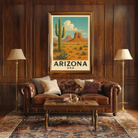 Arizona Desert Landscape Poster