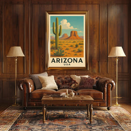 Arizona Desert Landscape Poster
