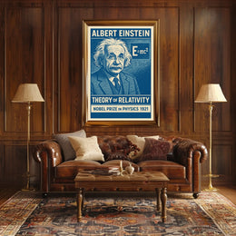 Albert Einstein Theory Of Relativity Poster