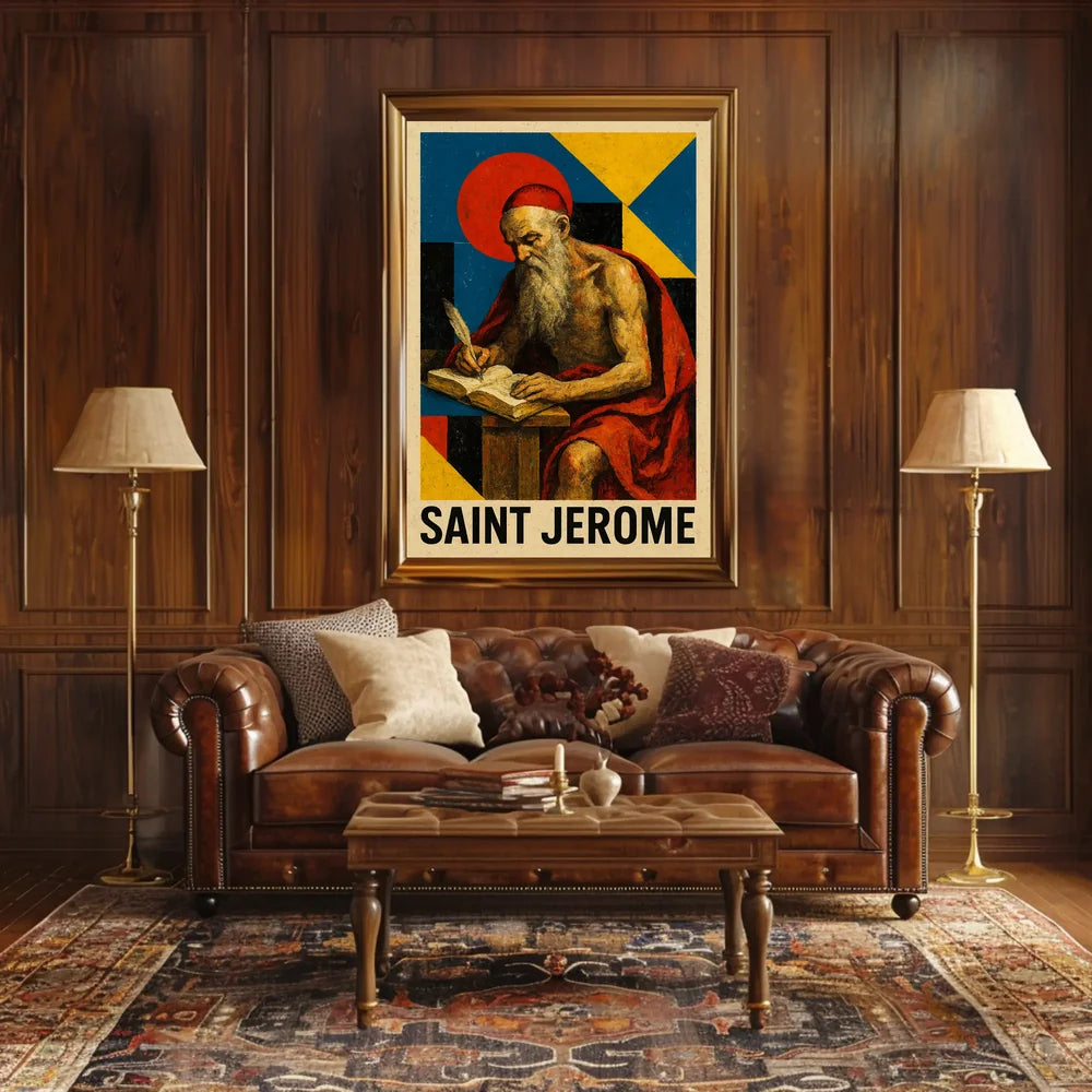Saint Jerome Religious Art Poster