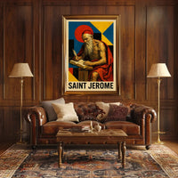 Saint Jerome Religious Art Poster