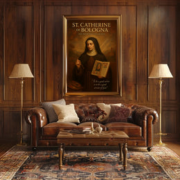 St. Catherine of Bologna The Patroness of Artists Poster