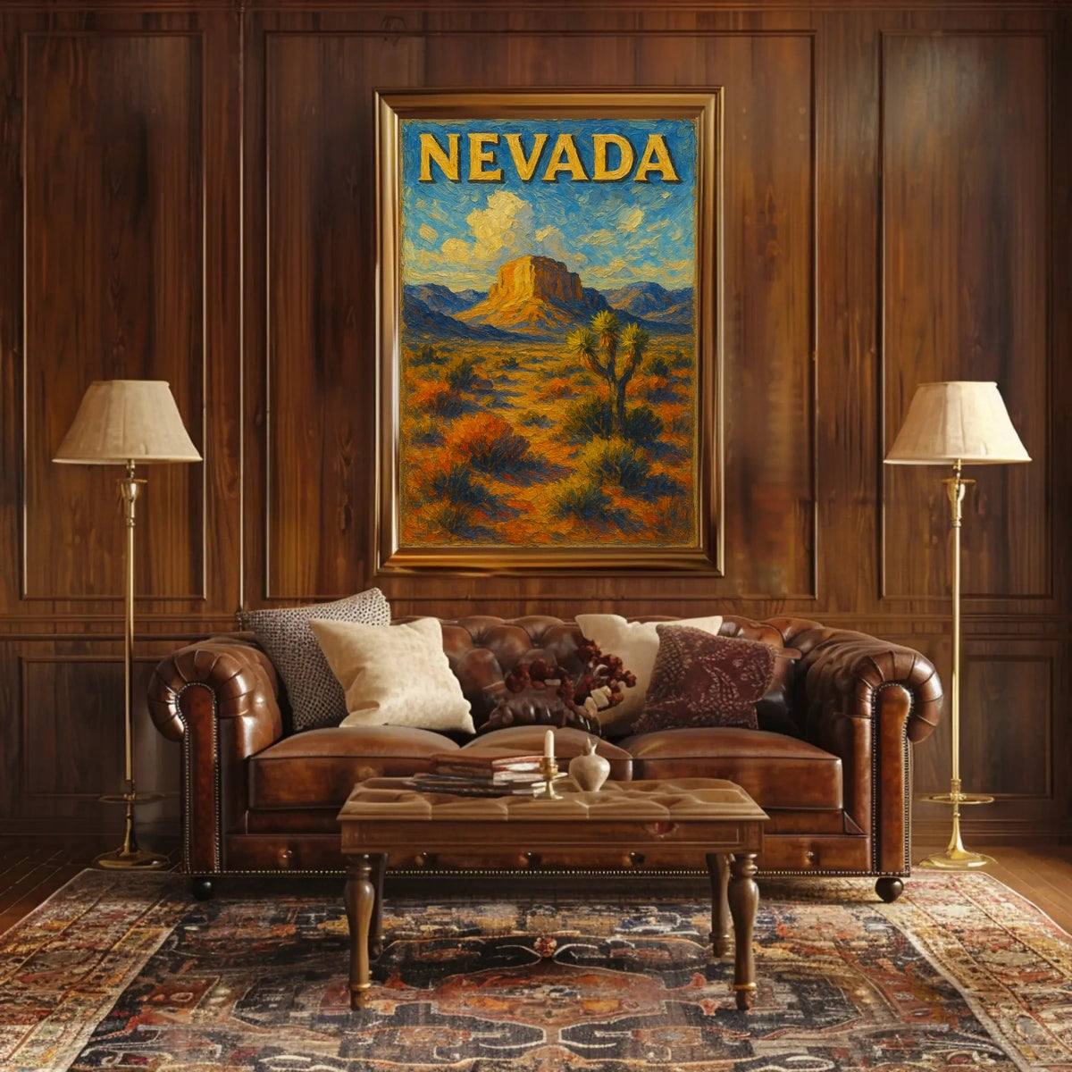 Nevada Desert Landscape Poster