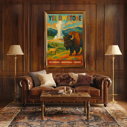 Yellowstone National Park Poster