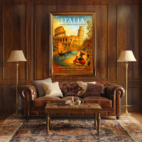 Italia A Journey Through History and Beauty Poster