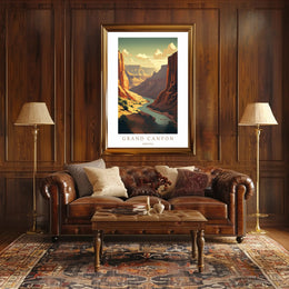 Majestic Grand Canyon Poster PosterGoat