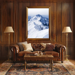 Majestic Winter Peaks Poster
