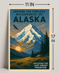 Discover The Last Great Frontier Poster PosterGoat