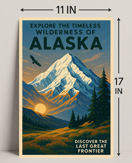 Discover The Last Great Frontier Poster PosterGoat