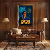 Topper Returns Wanderlust Globe Inspired Cinematic Poster