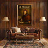 St. Anselm Scholar Portrait: Cultural Heritage Poster PosterGoat