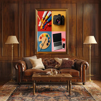 Creative Expression Infusion Artistic Poster