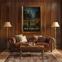 New York City Impressionist View Poster