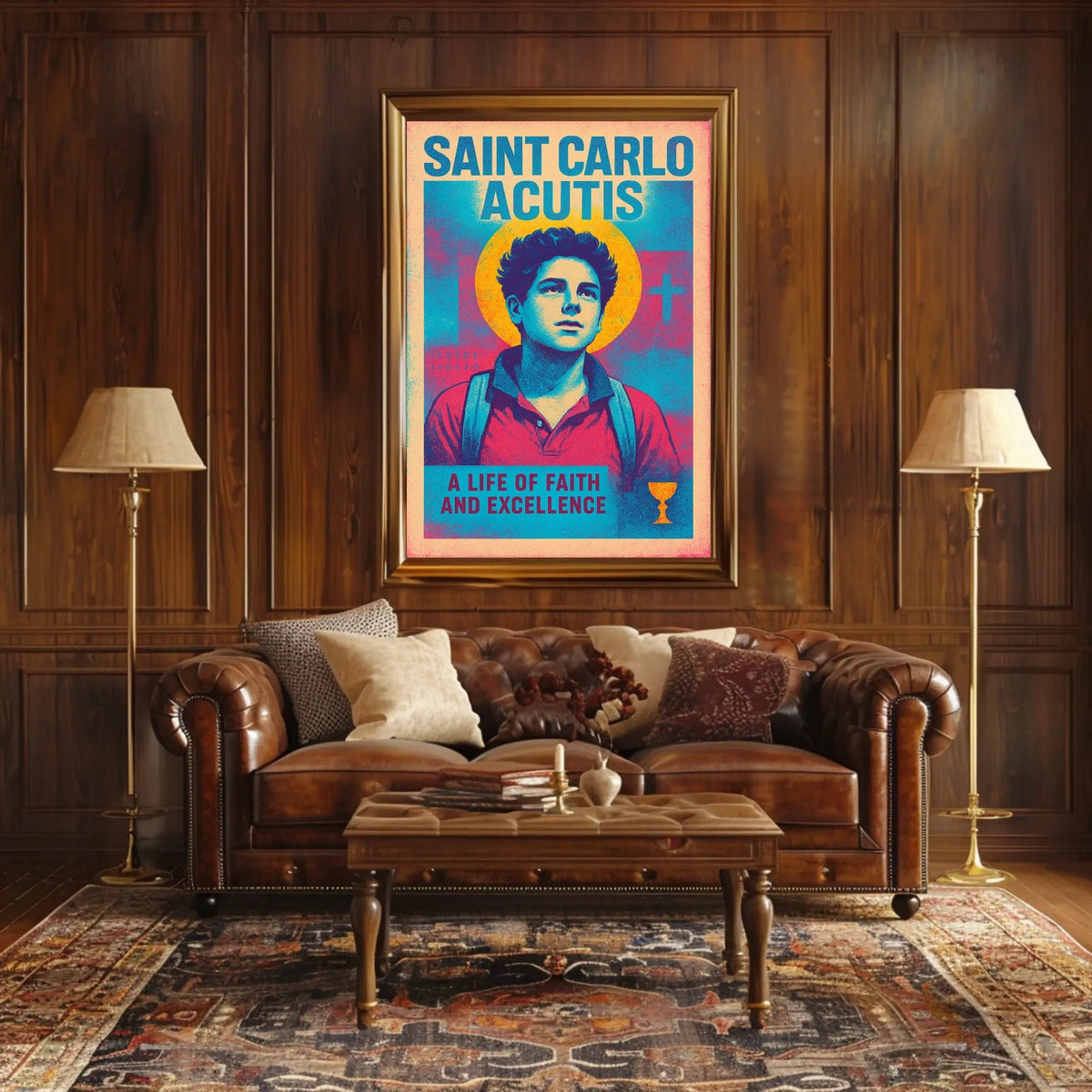 Saint Carlo Acutis A Life Of Faith And Poster