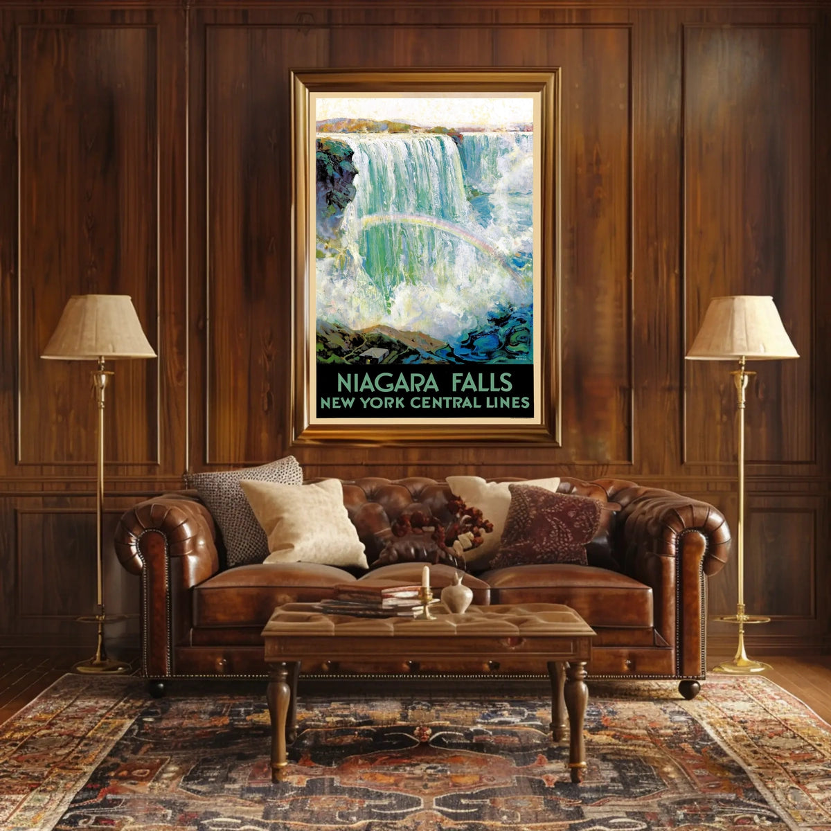 Niagara Falls Vintage Travel Poster