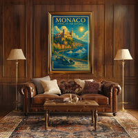Monaco Jewel of the Riviera Poster