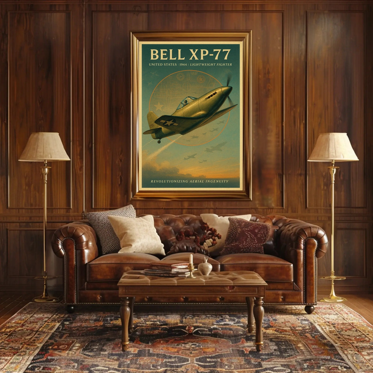 Bell XP-77 Lightweight Fighter Poster