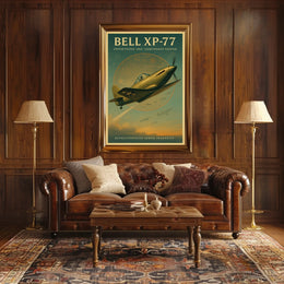 Bell XP-77 Lightweight Fighter Poster