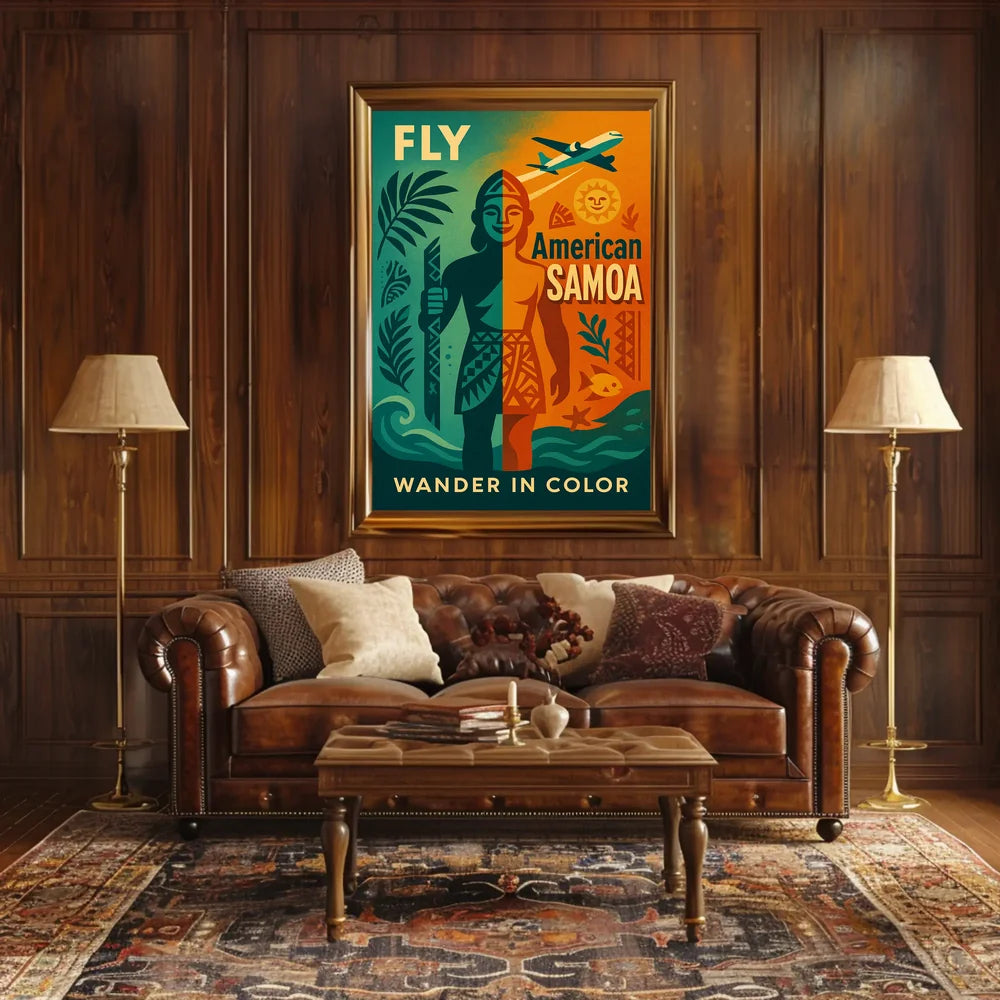 Explore American Samoa Vibrant Travel Poster PosterGoat