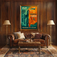 Explore American Samoa Vibrant Travel Poster PosterGoat
