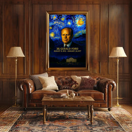 Gerald Ford 38th President of the United States Presidential Masterpiece Series Poster
