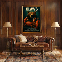 Claws Feel the Bite Vintage Poster Art PosterGoat