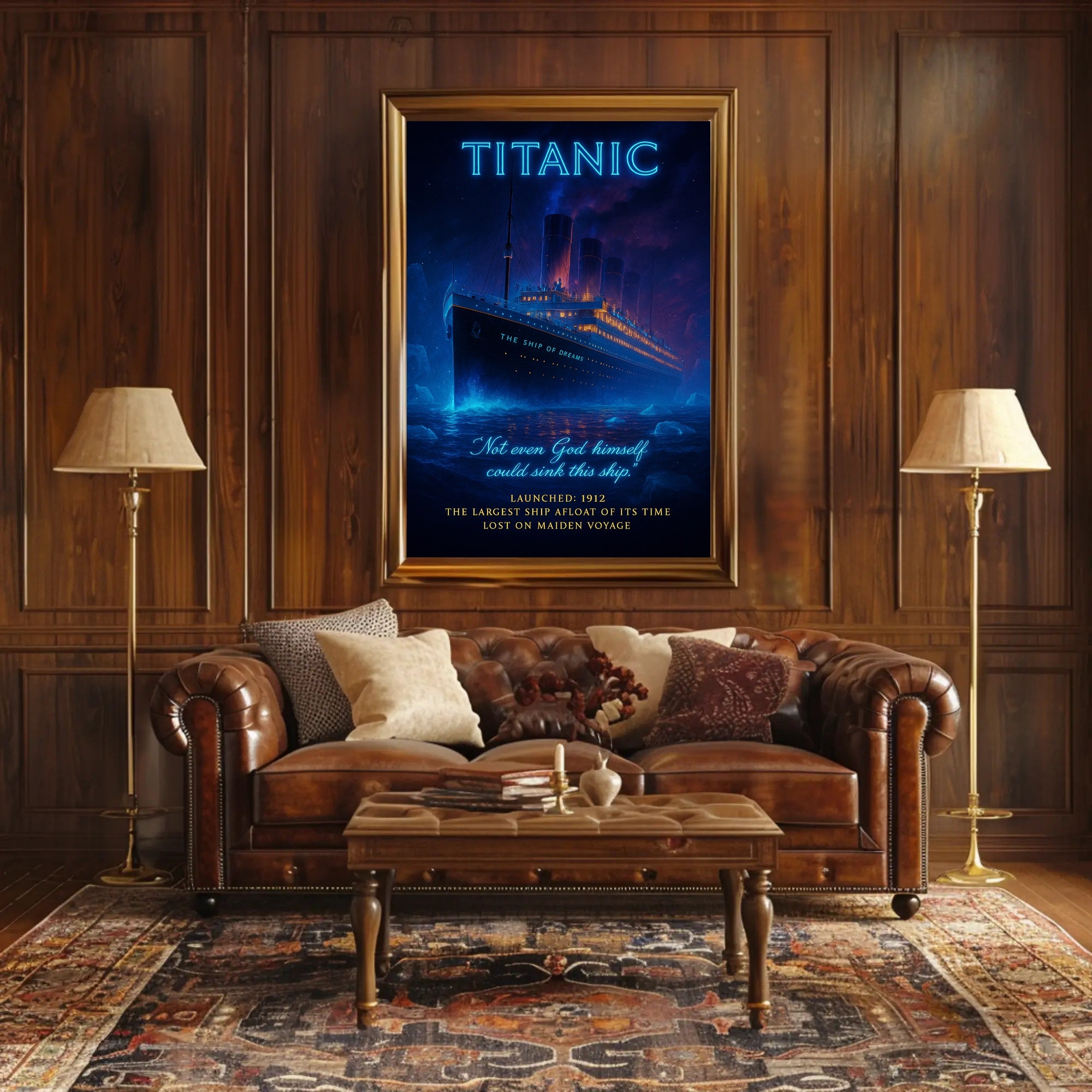 Titanic's Grand Voyage: Historical Poster
