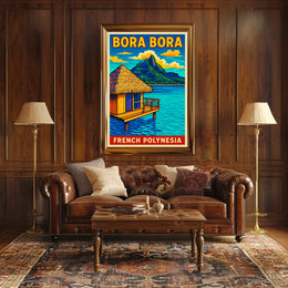 Bora Bora Tropical Paradise Poster