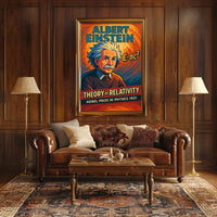 Albert Einstein Theory Of Relativity Poster