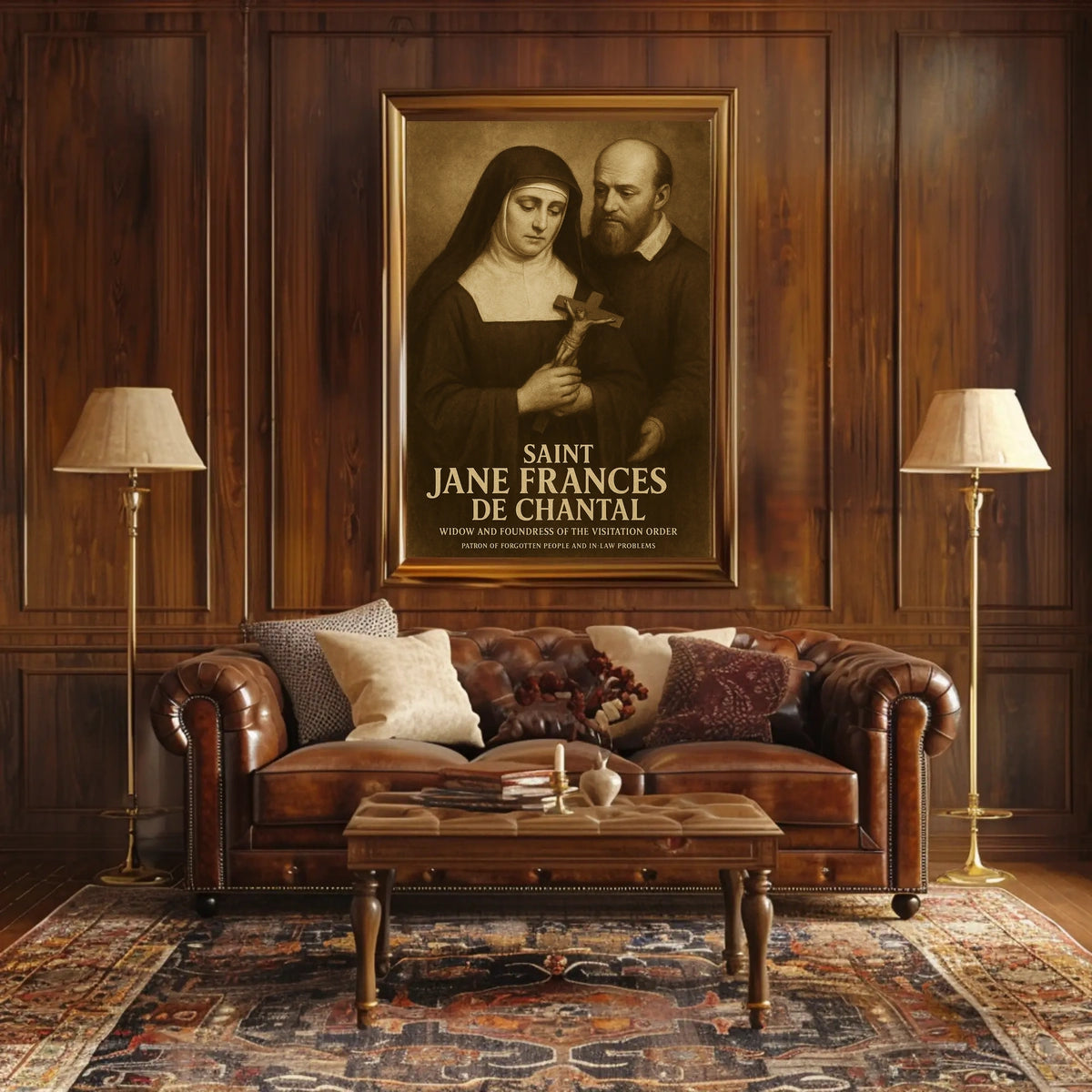Saint Jane Frances De Chantal Poster