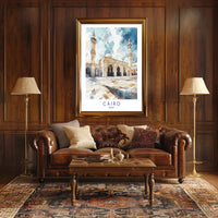 Cairo Architectural Splendor Poster PosterGoat