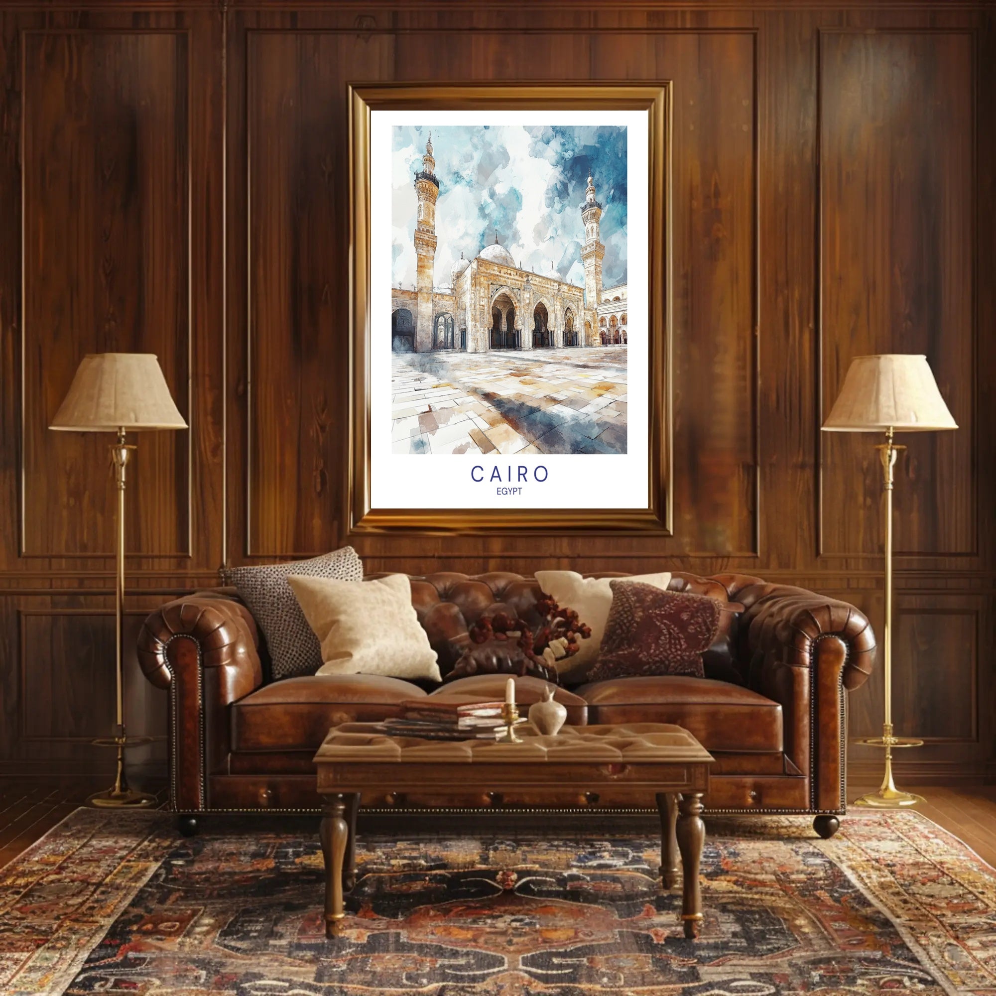 Cairo Architectural Splendor Poster PosterGoat