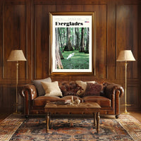 Everglades National Park Travel Poster Scenic Print