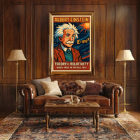Albert Einstein Theory Of Relativity Poster