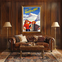 Winter in Vallée de Joux Poster PosterGoat